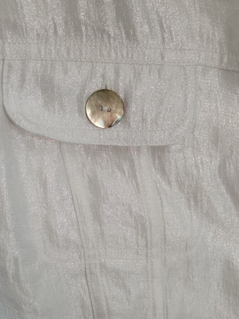 Ruby Rd. White Button-Front Crop Jacket - Picture 2 of 5